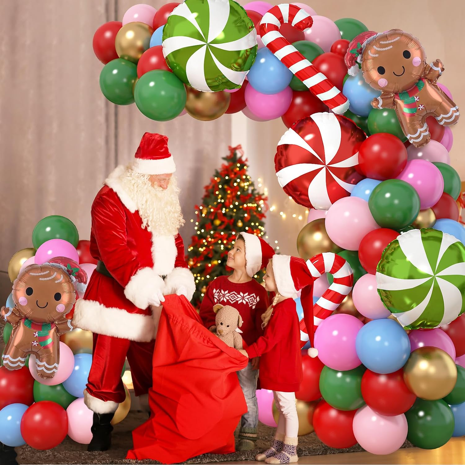 Christmas Balloons Garland Arc - Balloon Arch Kit review and price