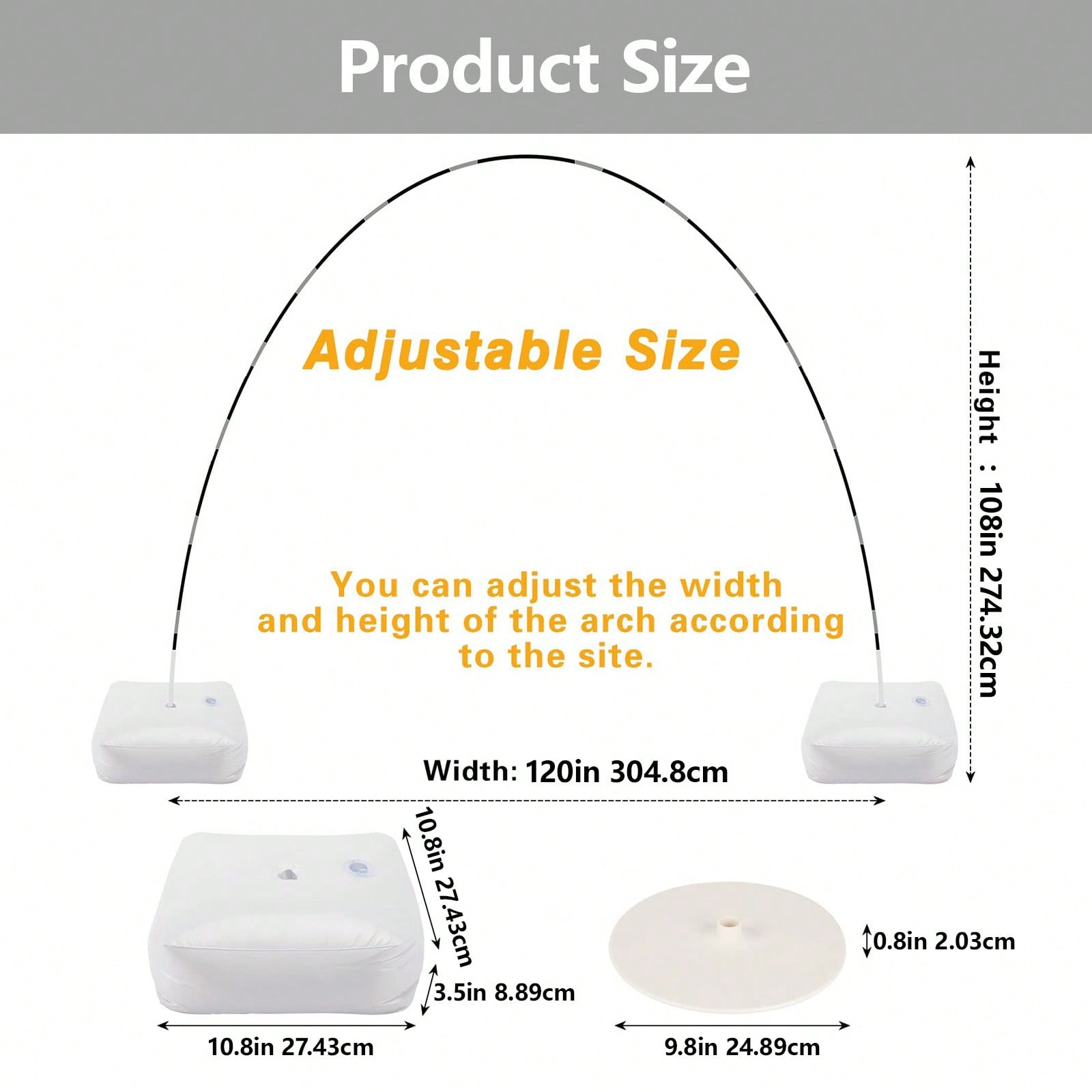 1 Set Balloon Arch Stand Kit,  - Balloon Arch Kit review and price