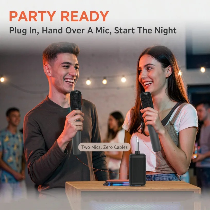 Wireless Microphone Dual Handh - Event & Party Supply Photos review and price