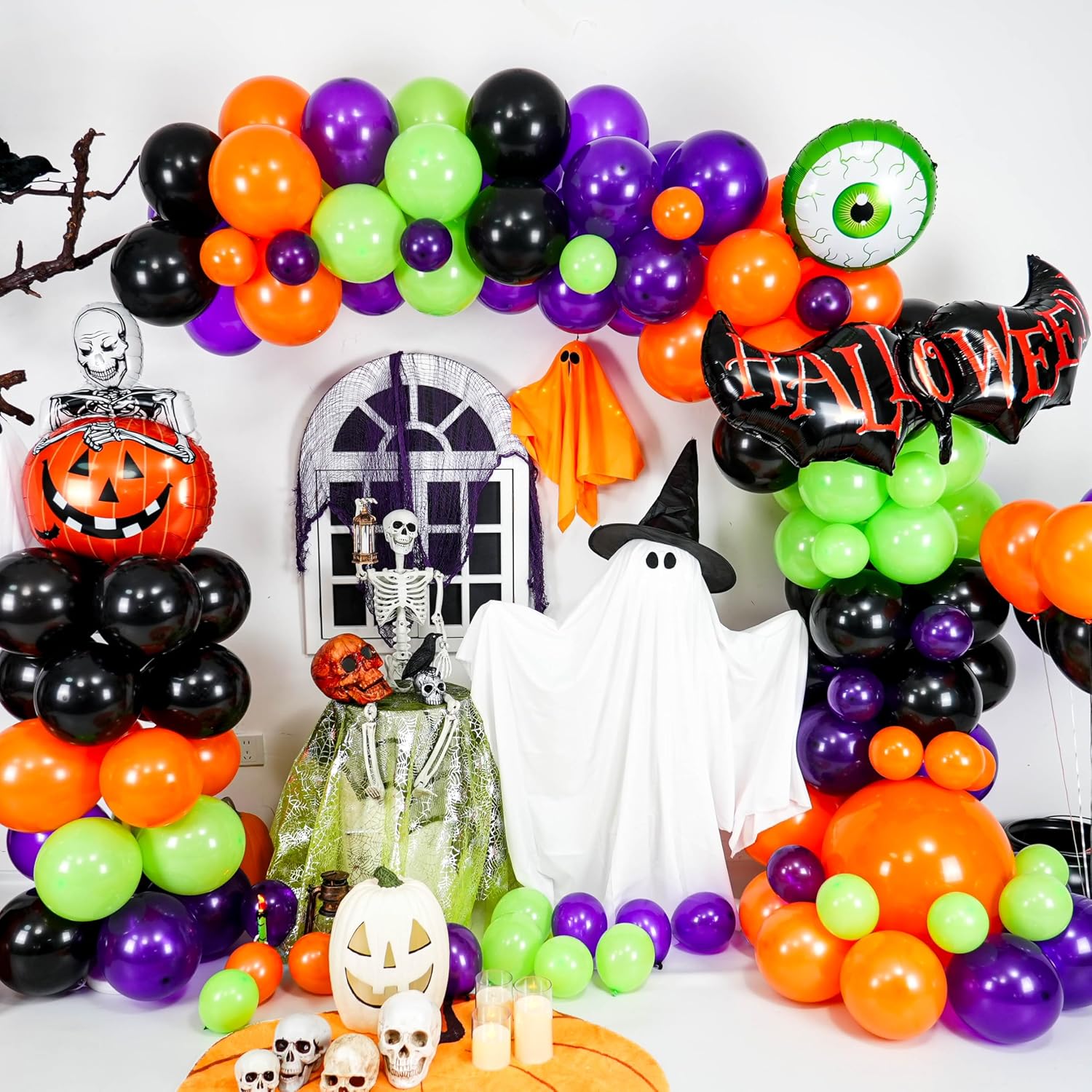 Halloween Balloons Garland Arc - Balloon Arch Kit review and price