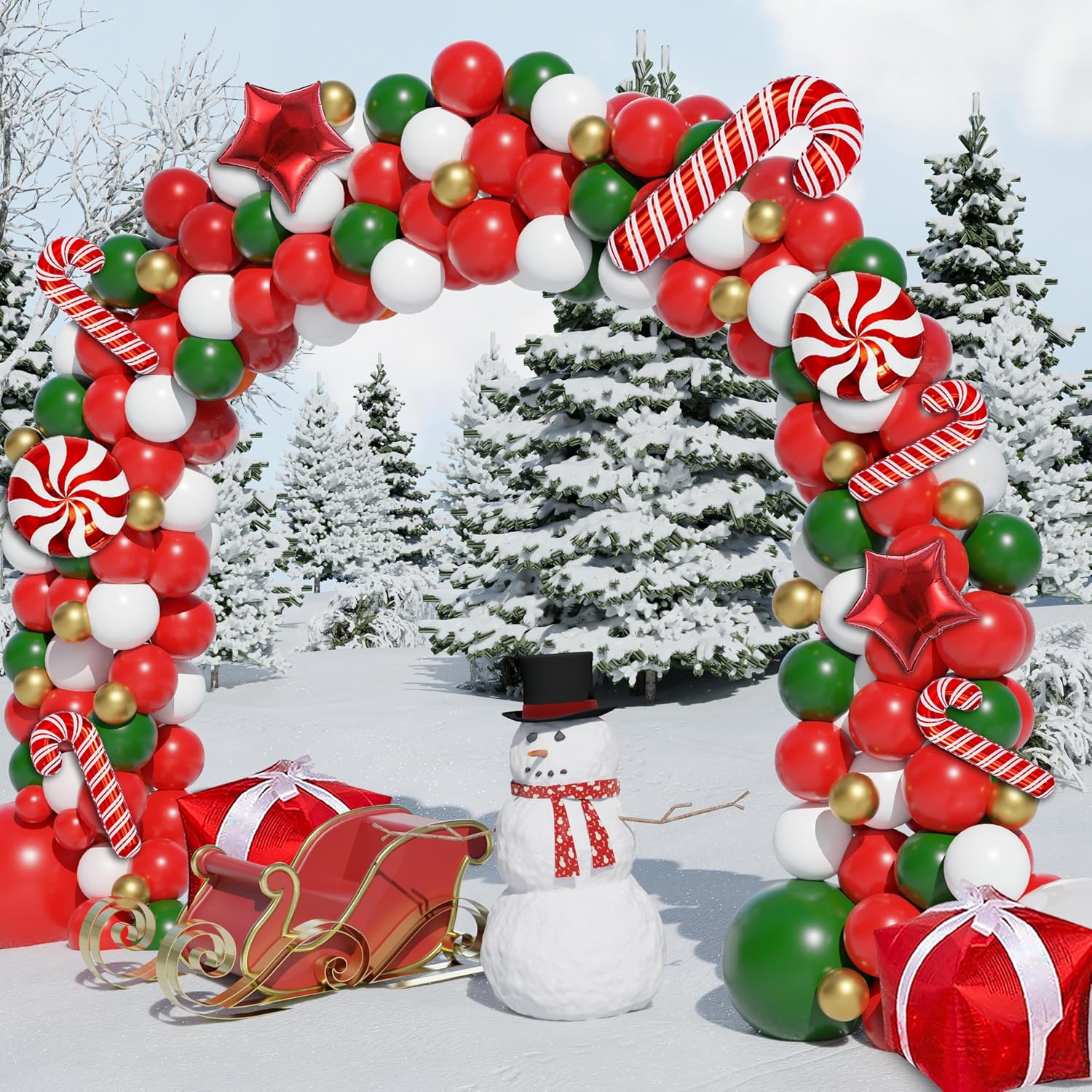 Christmas Balloon Arch Kit, 16 - Balloon Arch Kit review and price