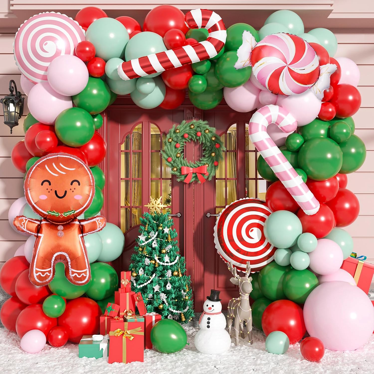 Christmas Balloon Garland Arch - Balloon Arch Kit review and price