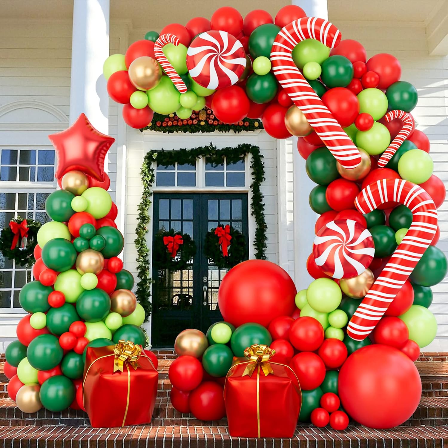 144 Piece Christmas Balloon Ga - Balloon Arch Kit review and price