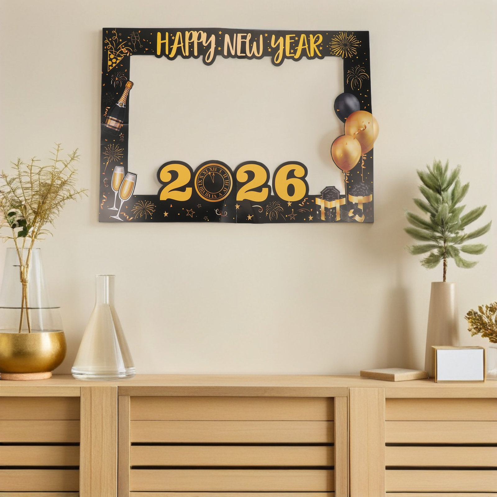 Large Handheld Cardboard New Y - Photo Booth Frame review and price