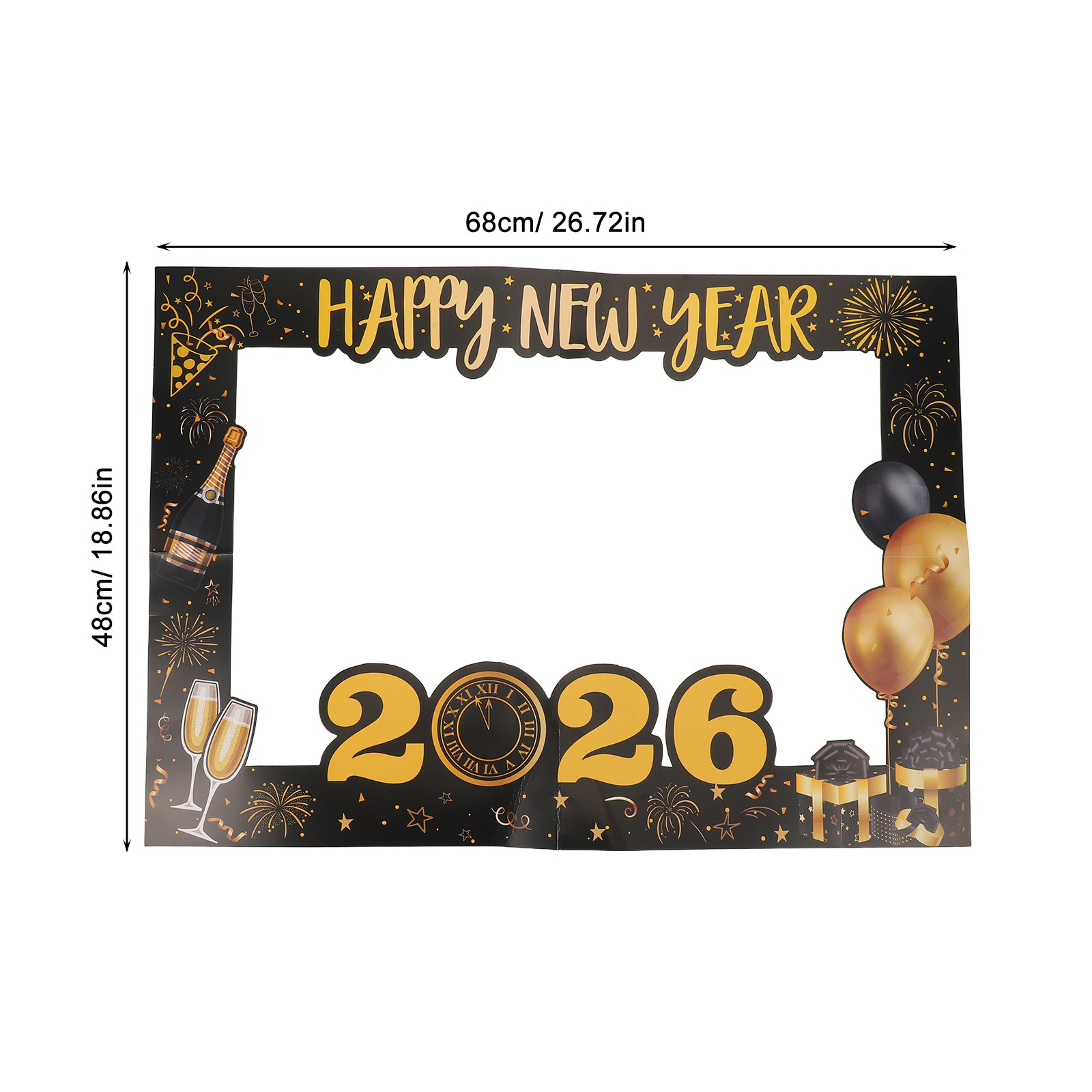 Large Handheld Cardboard New Y - Photo Booth Frame review and price